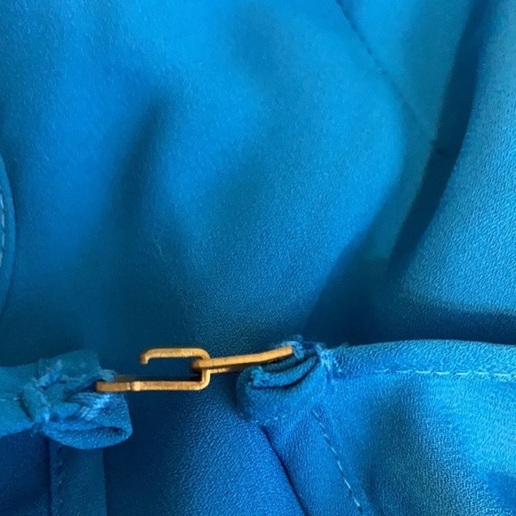 Dorothy Perkins Sleeveless Side Split Tunic Top in Blue - US Size 4 - Picture 8 of 8